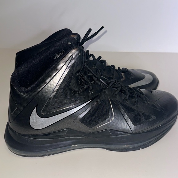 Nike LEBRON X Carbon 14 2012 Men Sneakers Black - Picture 5 of 13